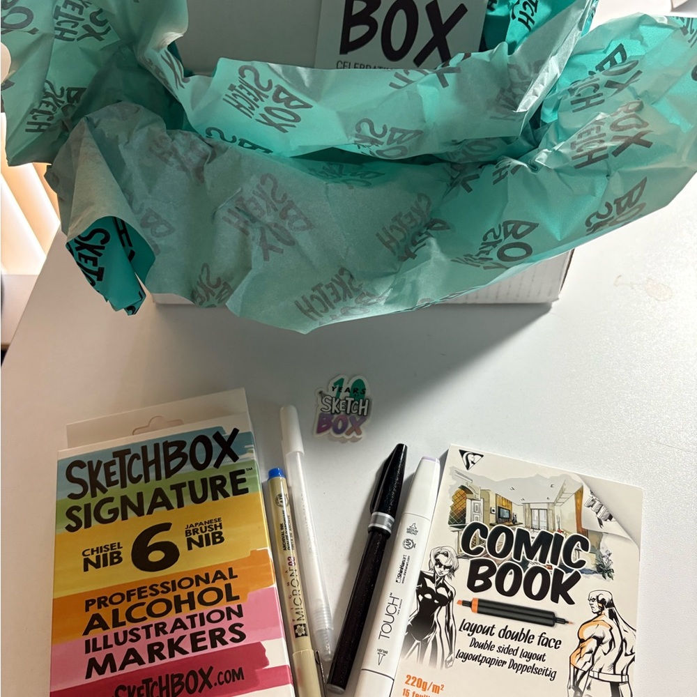SketchBox Signature Marker Set with Micron Pen